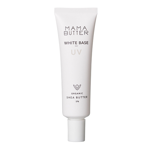 「ママバター ホワイトベースUV ラベンダー＆ゼラニウムの香り SPF50 PA+++ 30g」は、ブルーライト（380-500nm）や紫外線から肌を守り、肌色を補正しトーンアップするノンケミカルメイ