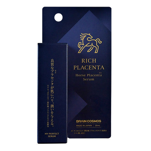 「リッチプラセンタ 20ml」は、良質な馬の発酵熟成プラセンタ美容液です。1頭からわずか約3kgしか取れない希少性の高い馬プラセンタ。アミノ酸成分量は豚と比べ豊富に含まれております。 ■商品コード：b