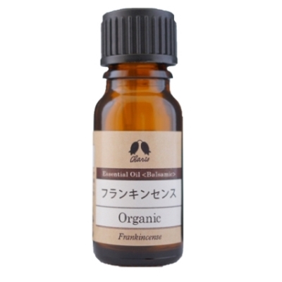 「カリス フランキンセンス オーガニック オイル 10ml」は、心を落ち着かせたいときにおすすめ、ウッディーでスパイシーな、独特の香りのエッセンシャルオイルです。 ■関連ワード：エッセンシャルオイル/