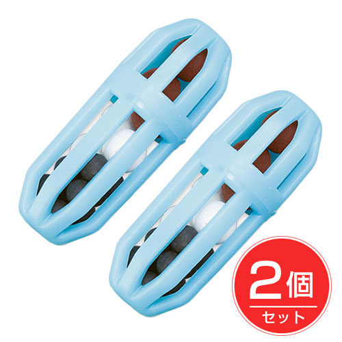「賢い製氷機ノススメ 2個組」は、3種類のセラミックボールを配合しています。冷蔵庫の自動製氷機の給水タンクに入れるだけ。製氷機を清潔に。 ■商品コード：com-391086 ■JANコード：45490