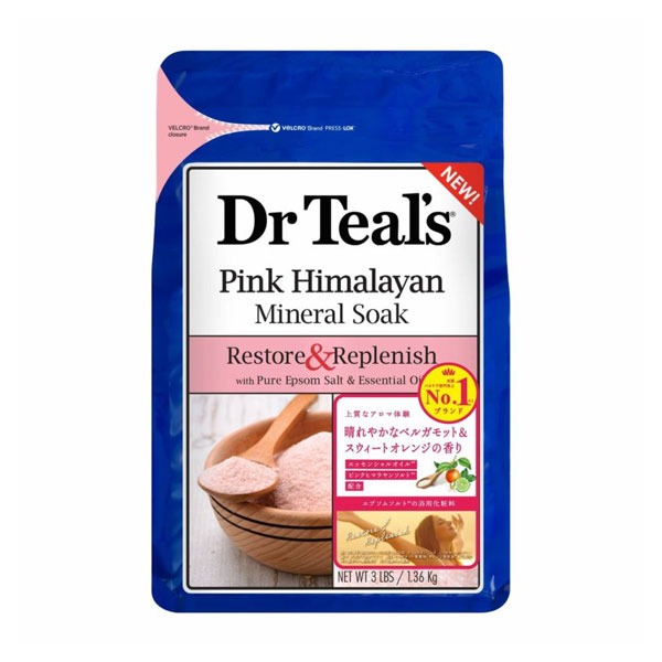 Dr.Teals フレグランスエプソムソルト ベルガモット＆スウィートオレンジの香り 1.36kg - フィッツコーポレーション