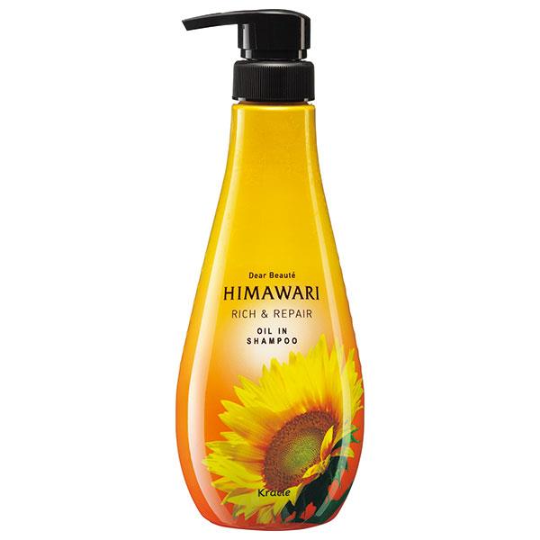 「クラシエ ディアボーテ オイルインシャンプー リッチ＆リペア ポンプ 500ml」は、プレミアムヒマワリオイルＥＸ（脂質＆水分キープ＋ダメージ補修＋広がり抑制成分）配合のノンシリコンシャンプーです。
