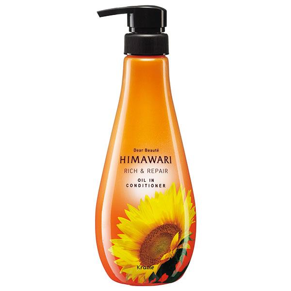 「クラシエ ディアボーテ オイルインコンディショナー リッチ＆リペア ポンプ 500g」は、プレミアムヒマワリオイルＥＸ（脂質＆水分キープ＋ダメージ補修＋広がり抑制成分）配合のコンディショナーです。濃