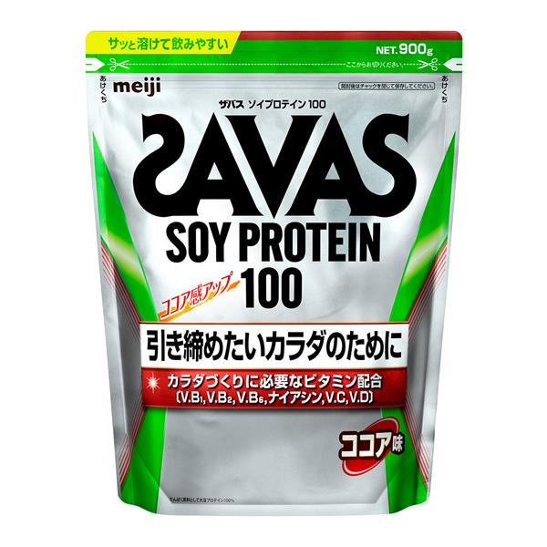 ザバス(SAVAS) ソイプロテイン100 ココア味 900g - 明治