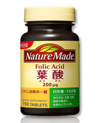 ネイチャーメイド 葉酸(葉酸200μg配合) 150粒 - 大塚製薬