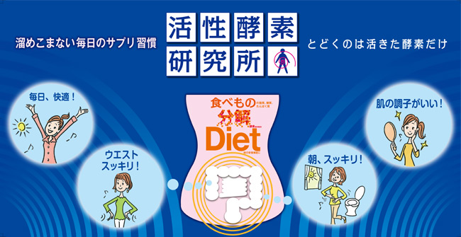 516円 【別倉庫からの配送】 国内正規品 活性酵素研究所 食べもの分解Diet 150粒入